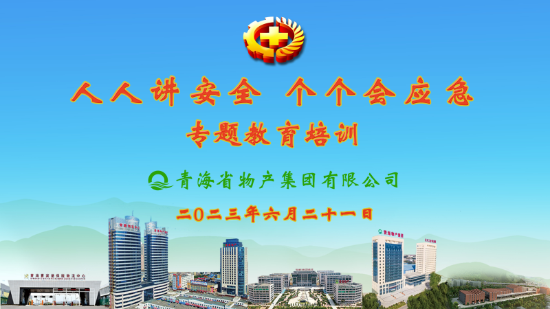 提高安全管理水平 落實(shí)全員安全責(zé)任&mdash;&mdash;集團(tuán)安委會(huì)舉辦2023年&ldquo;人人講安全，個(gè)個(gè)會(huì)應(yīng)急&rdquo;專(zhuān)題教育培訓(xùn)