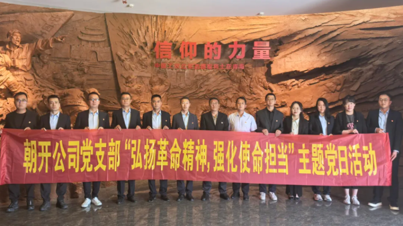 朝開公司黨支部開展&ldquo;弘揚革命精神 強化使命擔當&rdquo;主題黨日活動