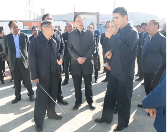 省委副書記、省長王建軍等領導一行視察海東工業園區臨空綜合經濟園