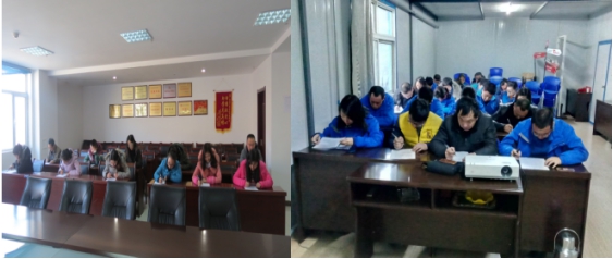 中共現代物流公司黨支部  物產汽貿公司黨支部開展十九大知識考試活動